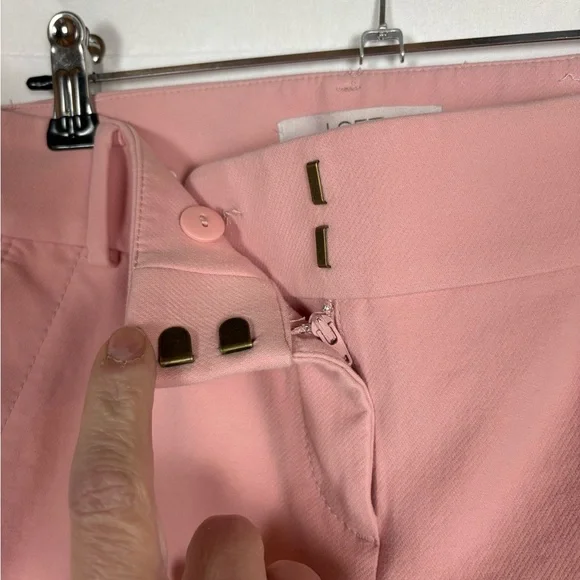 LOFT Blush Pink Women's Trousers - Picture 3 of 8